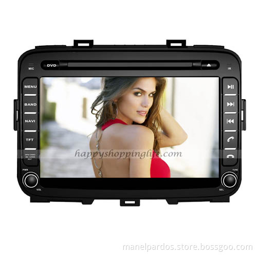 Kia Carens DVD Player with GPS Navigation Bluetooth IPOD USB SD